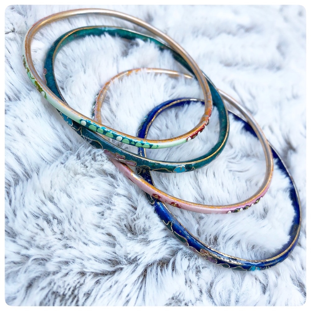 Set of Painted Bangles